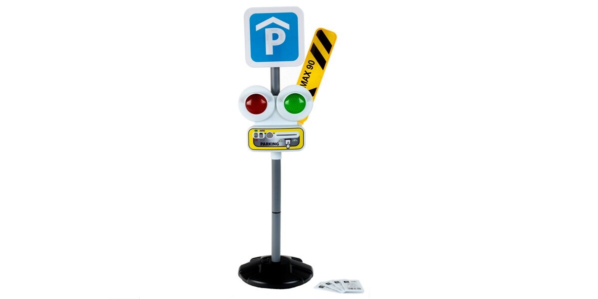 Bramka parkingowa KLEIN 2960 szlaban dzieci zabawa nauka drogaświatła sygnalizacja