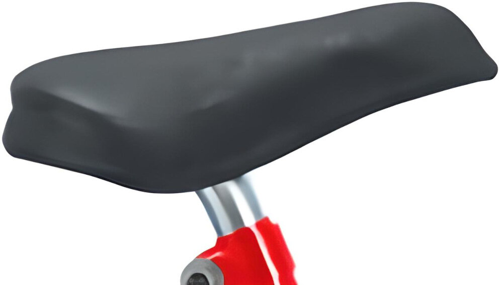 Rowerek biegowy HUFFY Disney Cars 27961W Czerwony regulacja wysokości siodełka w zakresie 33-40 cm zminimalizowane ryzyko występowania otarć ergonomiczna forma miękkie wykończenie siedziska