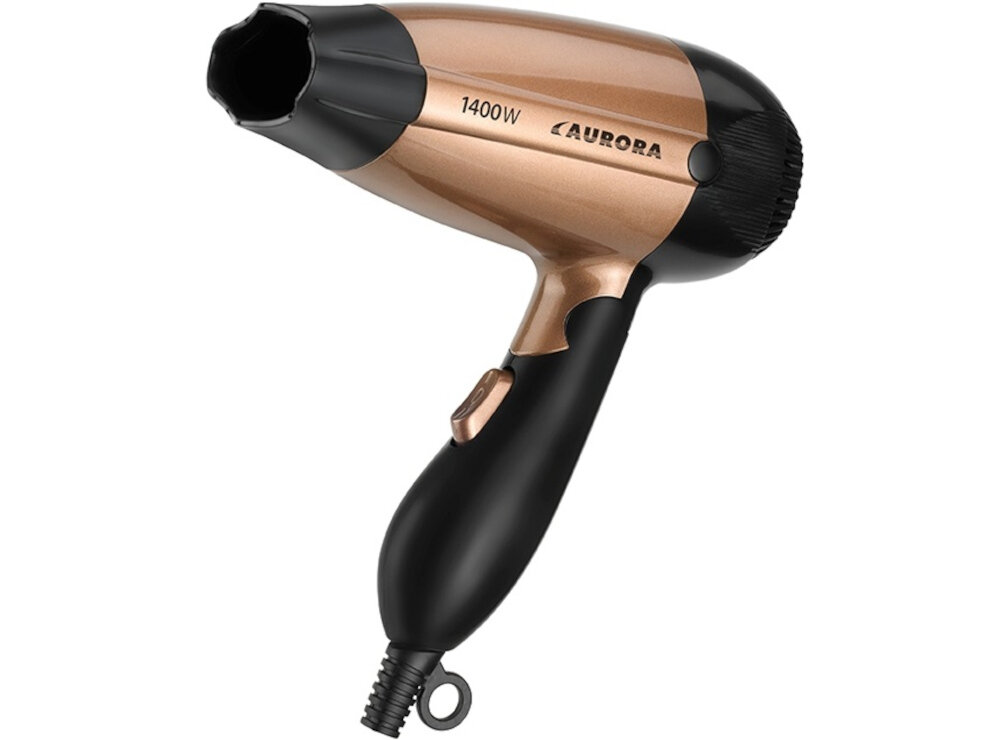 Suszarka AURORA AU3204 kolor kolorystyka złoty wyglad prezentacja design wykonanie korpus koncentrator modelowanie fryzura