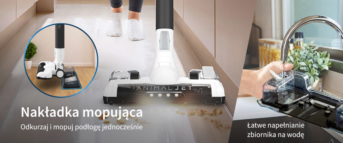 Odkurzacz SHARP SA-VP4000WS nakladka mopujaca