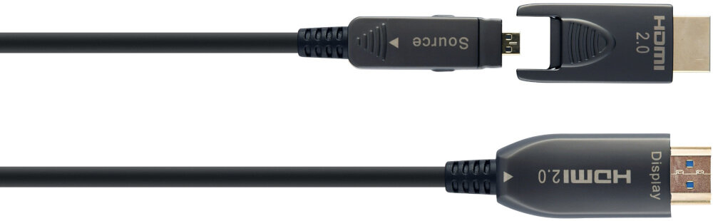 Kabel optyczny HDMI - HDMI CABLEXPERT 50 m - Obsługa wysokich standardów