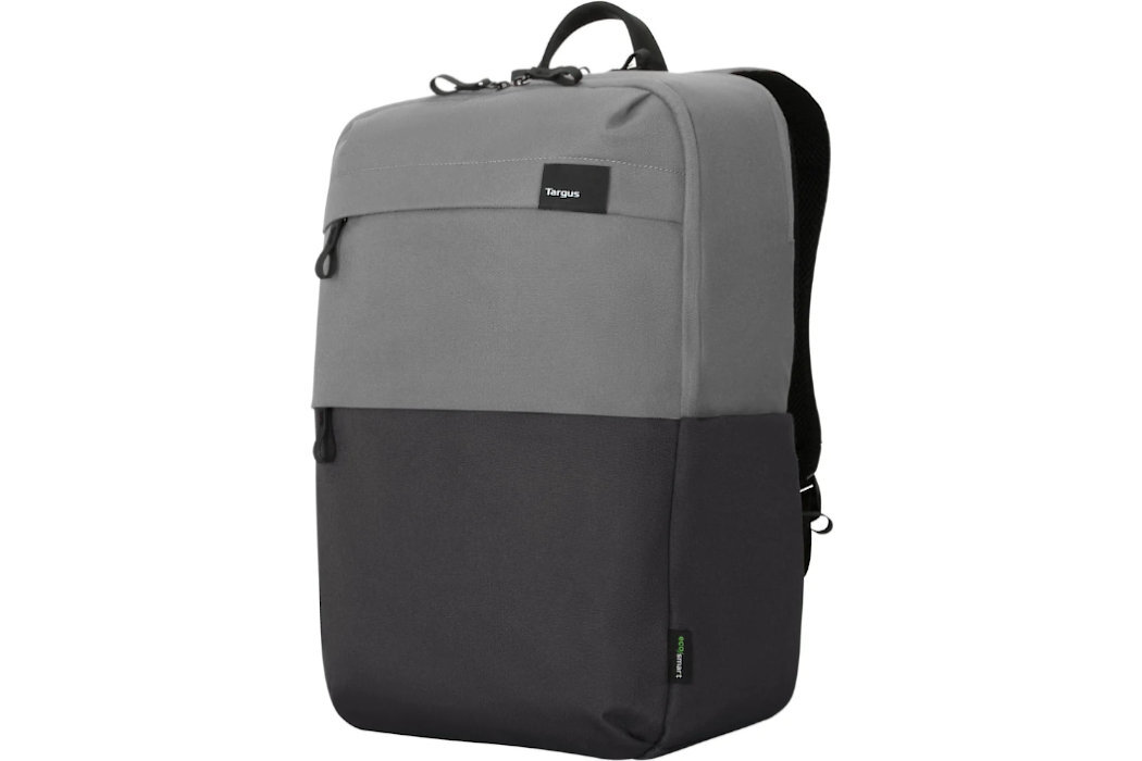 Plecak na laptopa TARGUS Sagano EcoSmart Travel 16 cali czarno-szary wyposażenie wodoodporny wygodny komfortowy zabezpieczenie