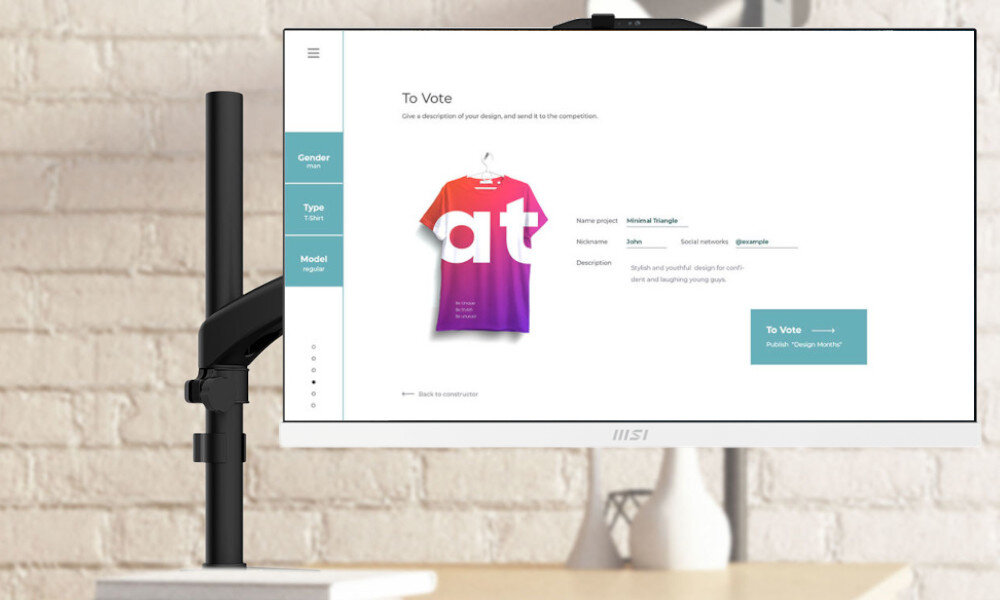 Komputer MSI Modern AM242P standard VESA