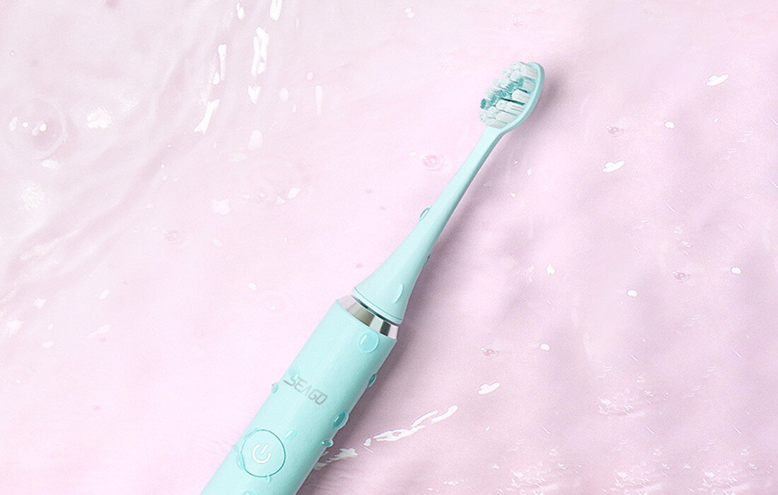 Szczoteczka soniczna SEAGO SG-972K Niebieski lugi czas pracy zasilanie wodoodpornosc poziom IPX7