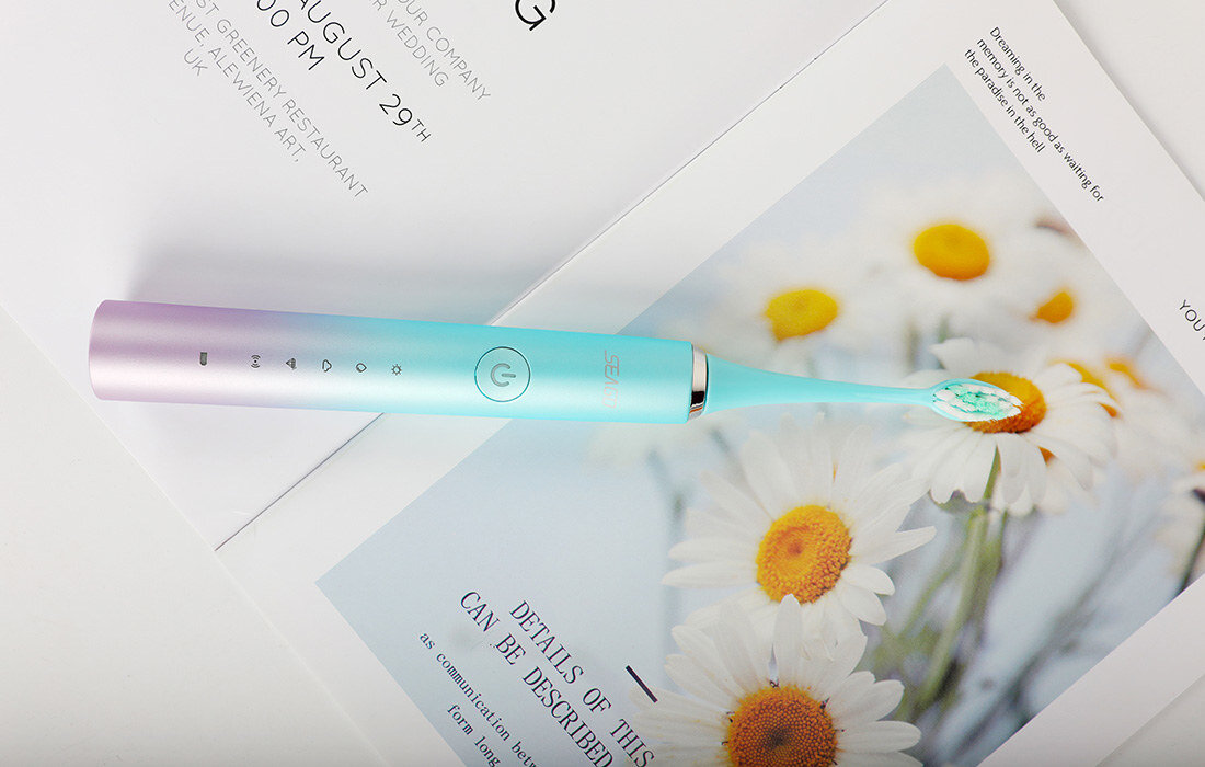 Szczoteczka soniczna SEAGO SG-972K Niebieski 5 trybow czyszczenia