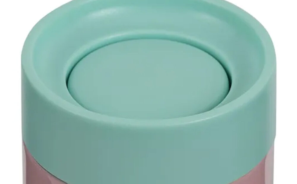 Kubek termiczny LUND LONDON 7397 Skittle Travel Różowo-miętowy użytkowanie wygoda komfort