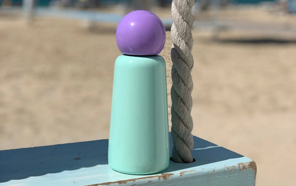 Butelka termiczna LUND LONDON 7152 Mini Miętowo-fioletowy pojemnosc 300 ml utrzymywanie temperatury