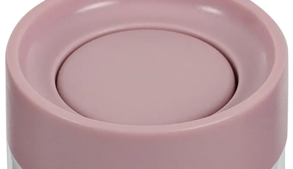 Kubek termiczny LUND LONDON 7398 Skittle Travel Biało-różowy użytkowanie wygoda komfort