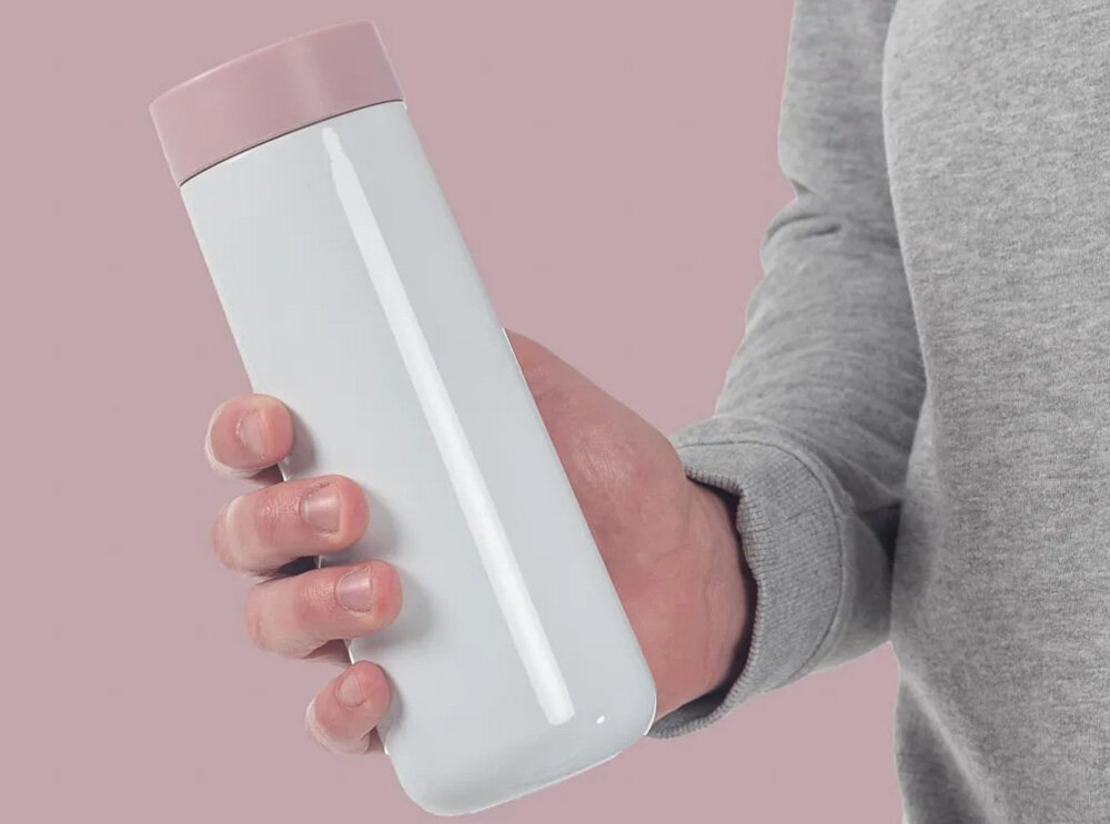 Kubek termiczny LUND LONDON 7399 Skittle Travel Niebiesko-biały wymiary waga lekki poręczny