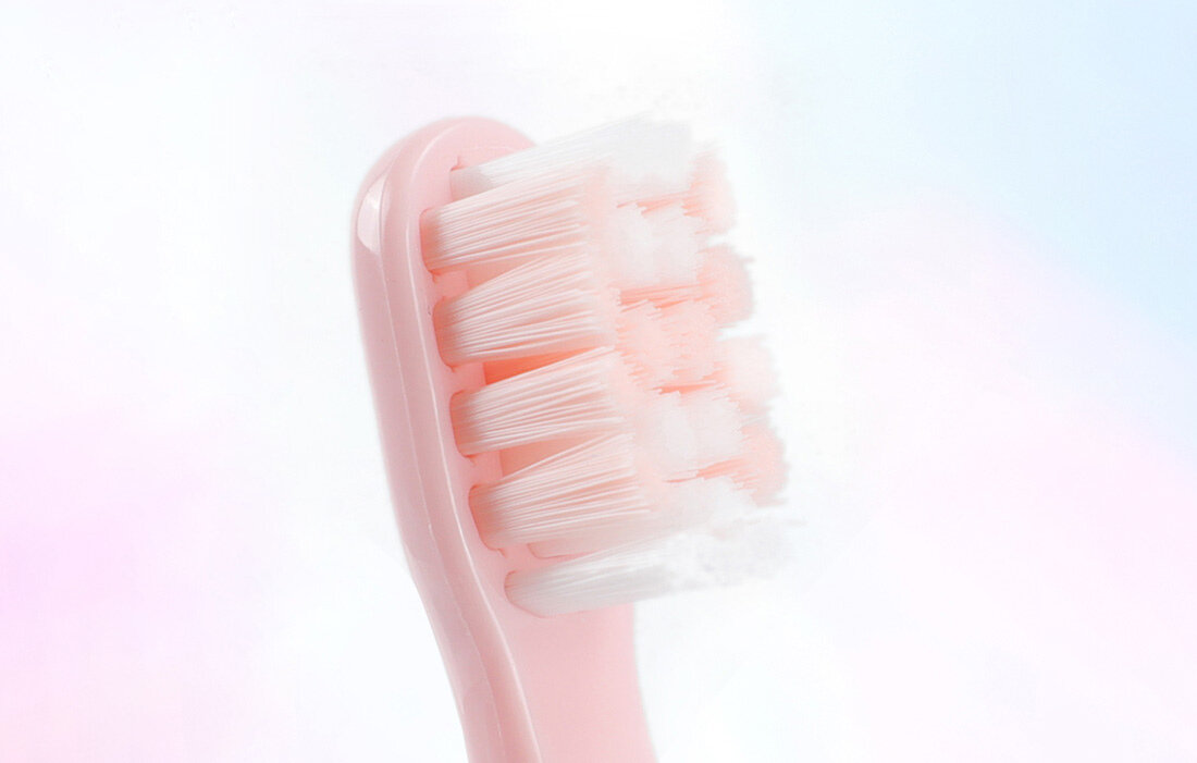 Szczoteczka soniczna SEAGO SG-2303 Rozowy Wlosie Dupont miekkie zaokraglone