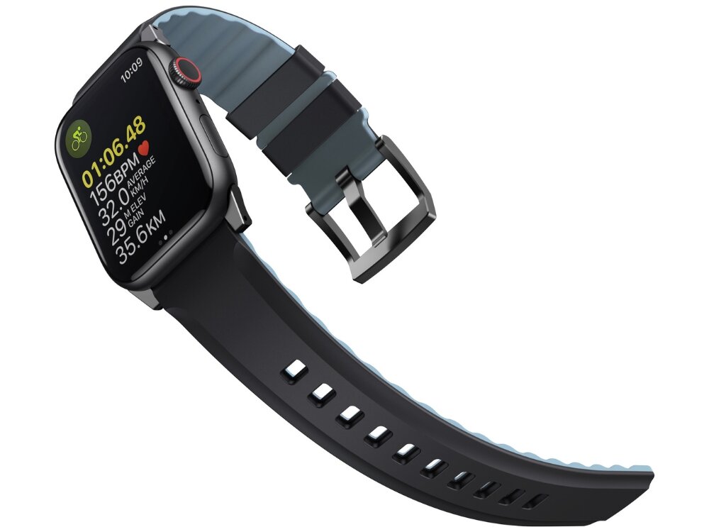 Pasek UNIQ Linus Airosoft Silicone
            rozpięty pasek airosoft silikon konstrukcja lekkość dopasowanie