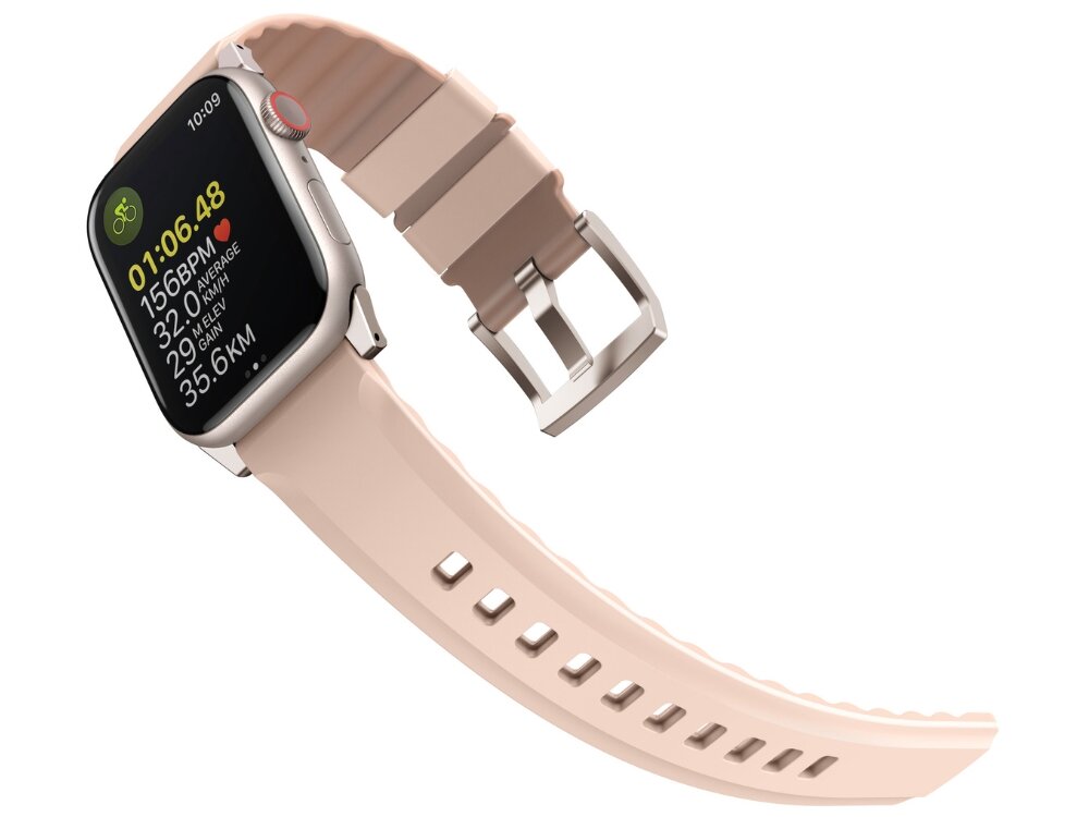 Pasek UNIQ Linus Airosoft Silicone
            rozpięty pasek rowki stal odporność