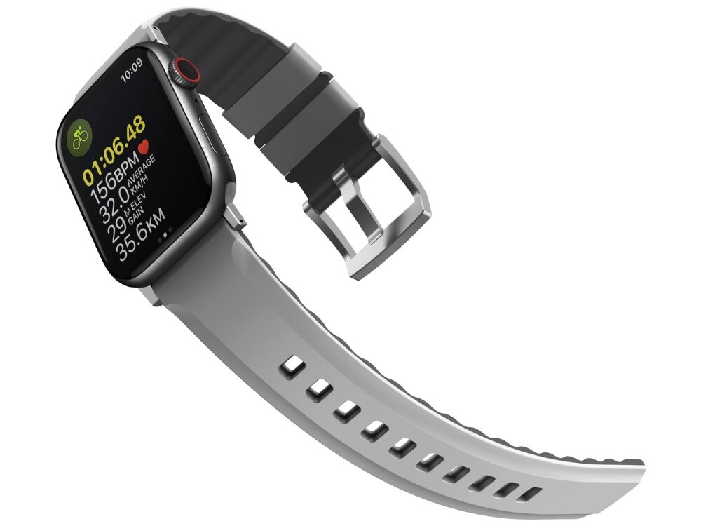 Pasek UNIQ Linus Airosoft Silicone
            rozpięty pasek airosoft silikon konstrukcja lekkość dopasowanie