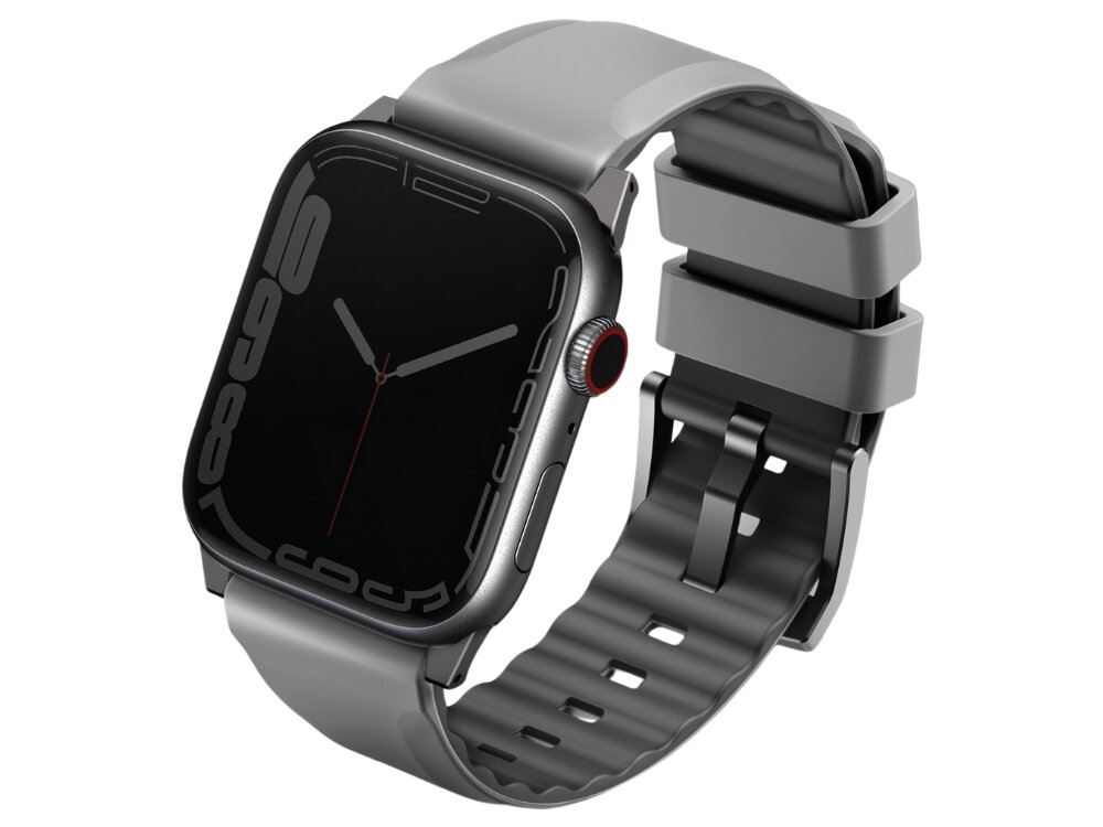 Pasek UNIQ Linus Airosoft Silicone
            zapięty pasek komfort jakość zapięcie