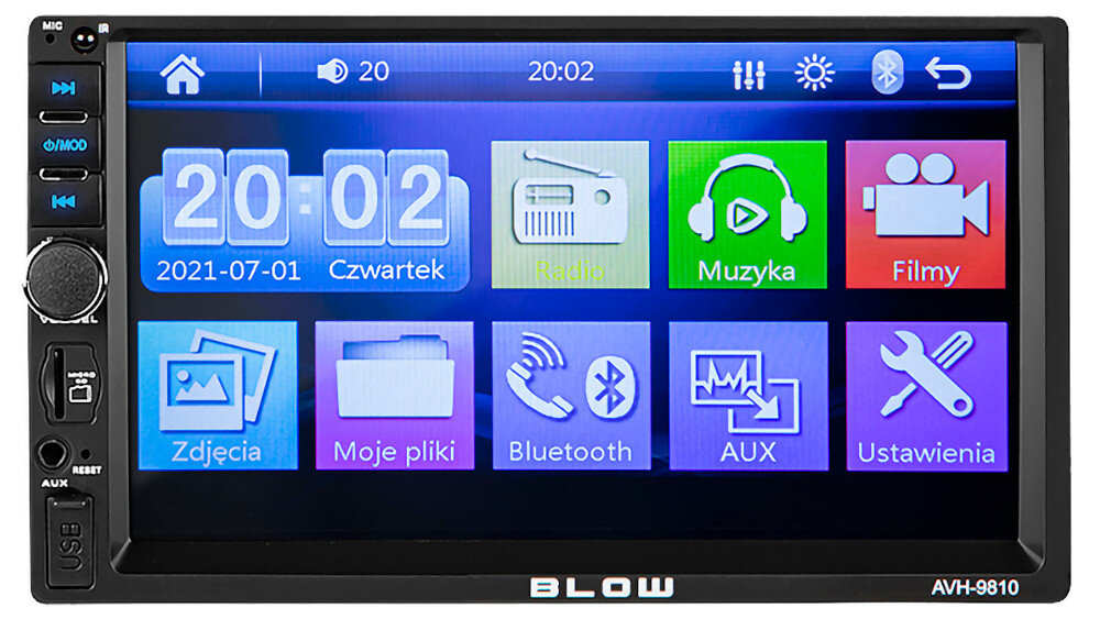 Radio samochodowe BLOW AVH-9810 - info ogólne