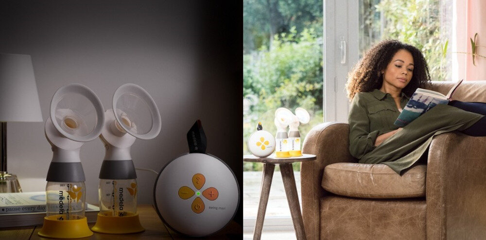 Laktator MEDELA Swing Maxi 6 sesji odciagania wbudowany akumlator