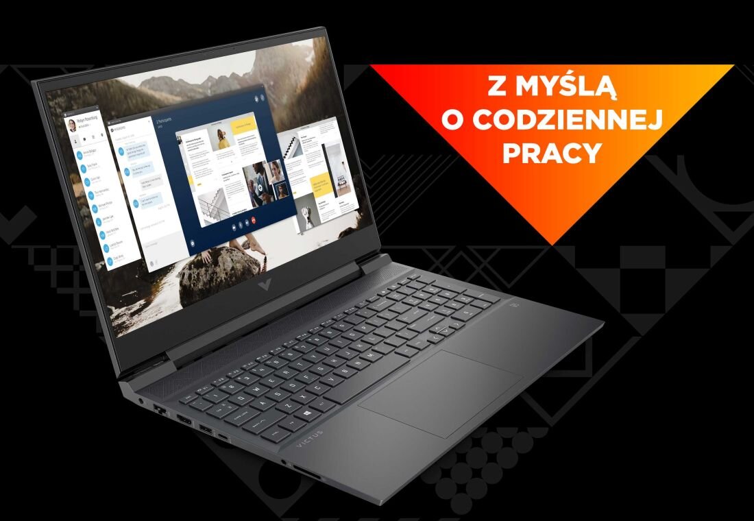 Laptop HP Victus 16 - Ekran FHD 