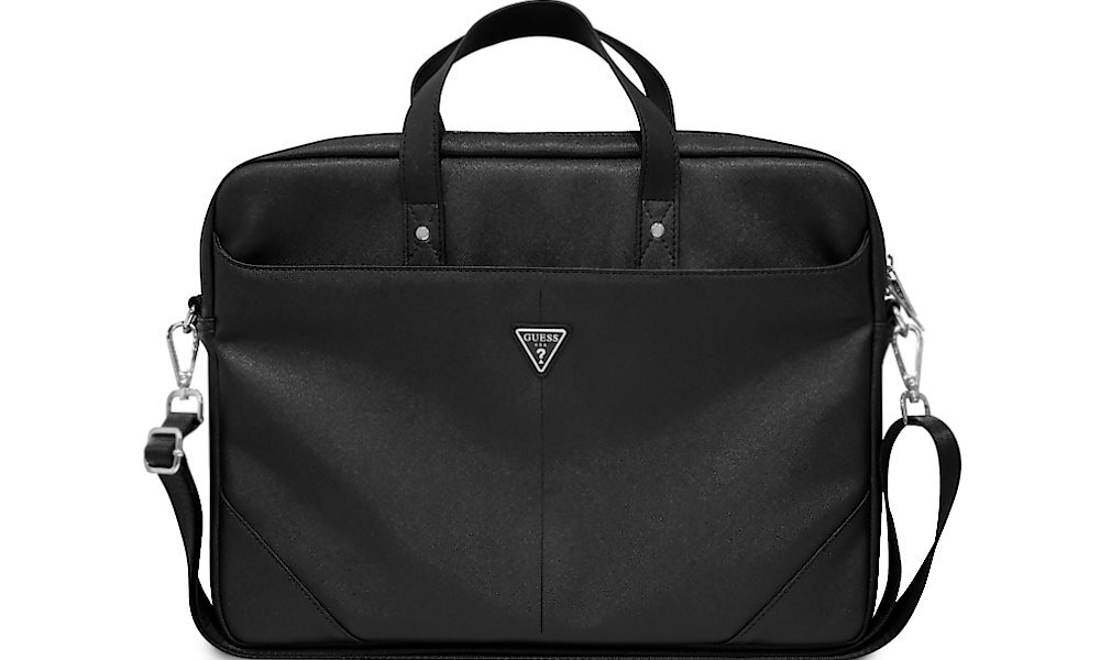 Torba na laptopa GUESS Saffiano Triangle Logo 16 cali