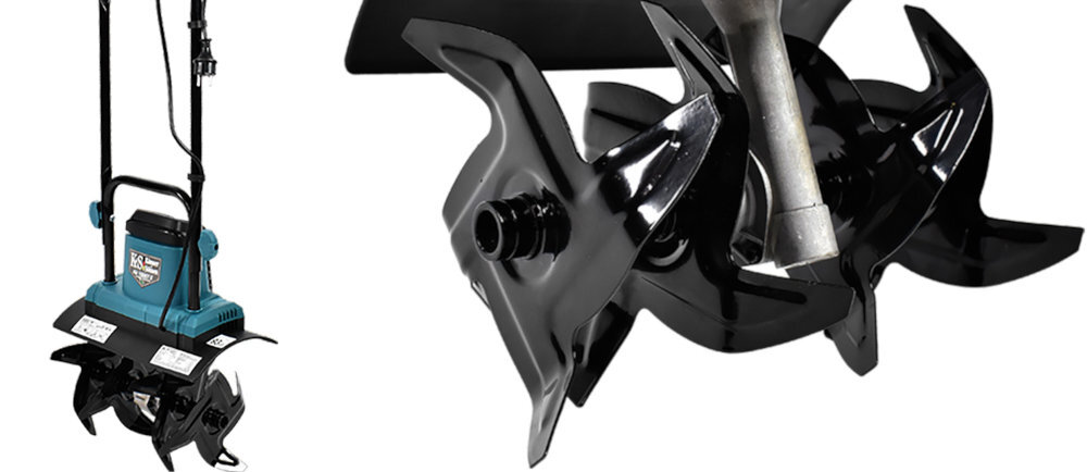 Glebogryzarka elektryczna KONNER & SOHNEN KS 1000T E panel sterowania