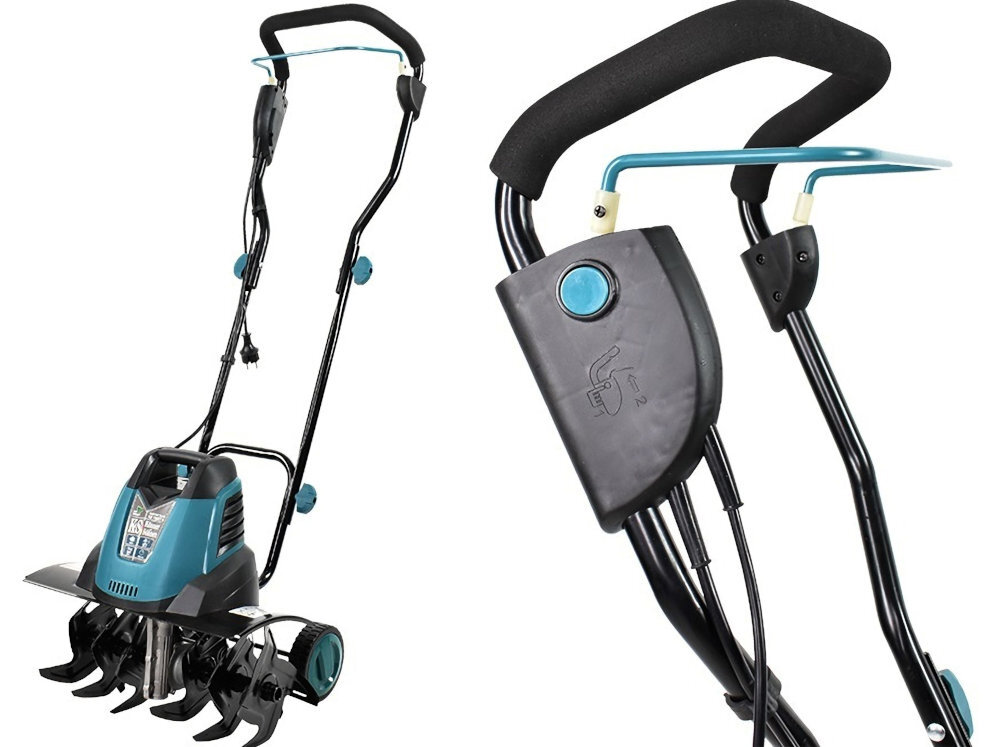 Glebogryzarka elektryczna KONNER & SOHNEN KS 1500T E montaż akcesoria