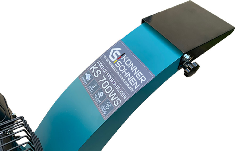 Rozdrabniacz do gałęzi KONNER & SOHNEN KS 700WS spalinowy ekonomiczny mechanim tnący obroty hartowane noże