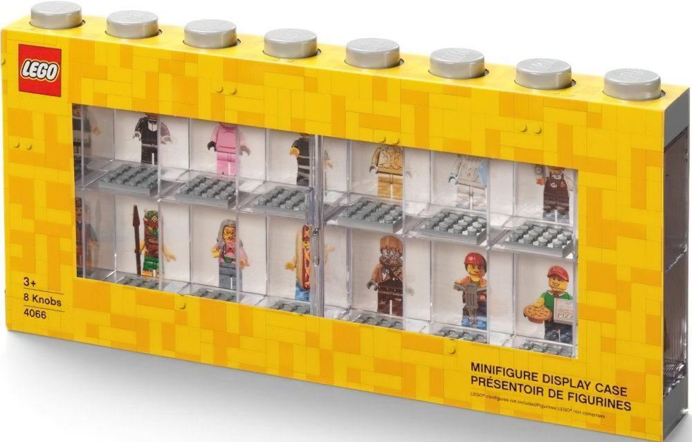 Gablotka LEGO Classic 40660006 na 16 minifigurek elementy wymiary