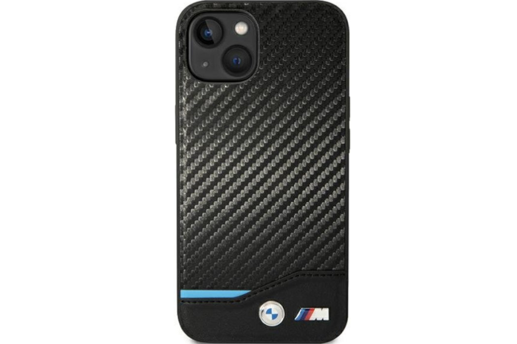 Etui BMW Signature Liquid Silicone MagSafe do Apple iPhone 14 Plus Czarny styl elegancjia ochrona prestiż materiały