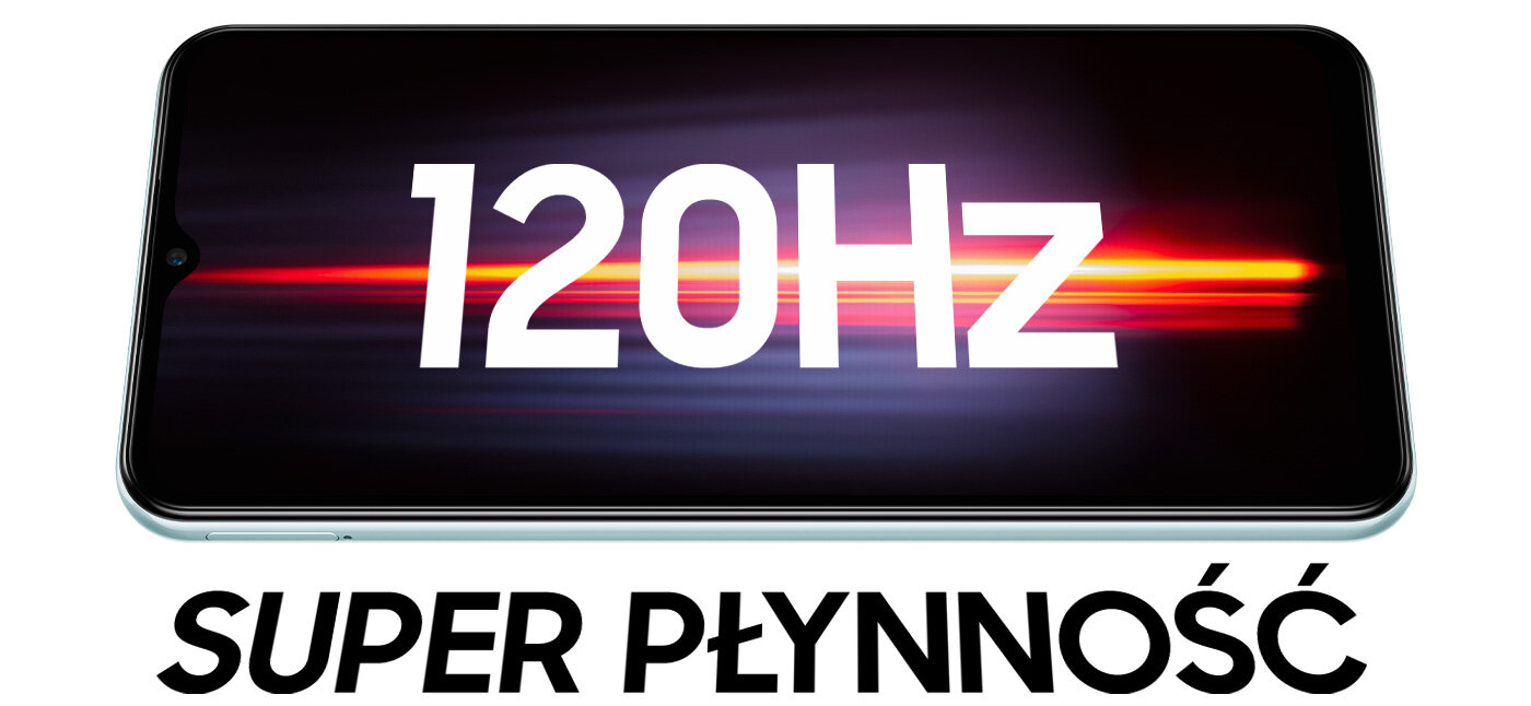 Sprawdź na stronie Media Expert, jak 120 Hz wyświetlacz Galaxy M23 5G płynnie wyświetla grafiki