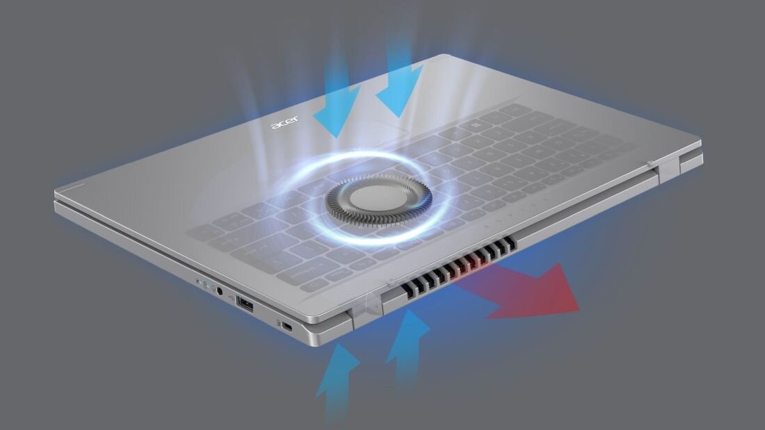 Laptop ACER Aspire 3 - chłodzenie