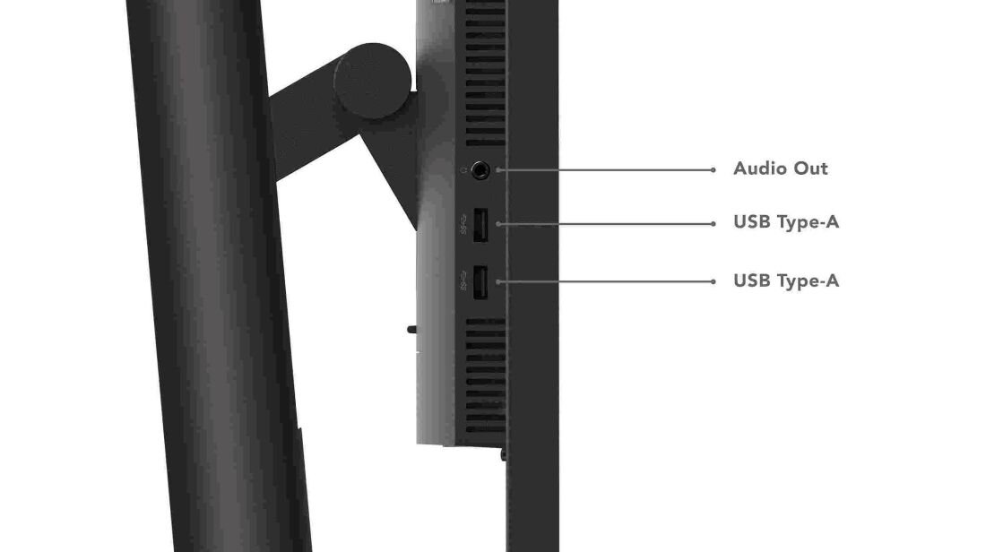 Monitor LENOVO ThinkVision T27p-30 - USB-A 3.1 Gen 1 wyjście liniowe audio