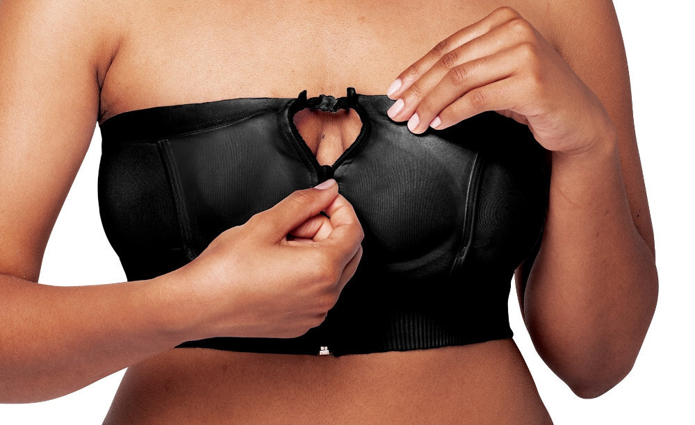 Gorset MEDELA Hands-Free XL CZARNY wykonanie material dotyk