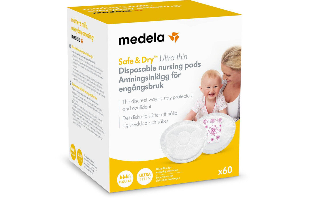 Wkładki laktacyjne MEDELA Ultra Thin (60 szt.) ciąża karmienie material