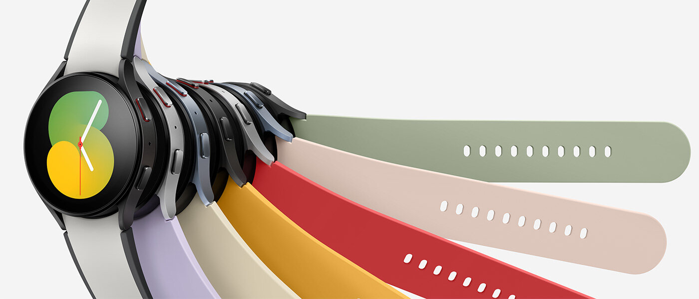 Wymienne paski pozwalają dopasować zegarek Galaxy Watch5 do indywidualnych preferencji