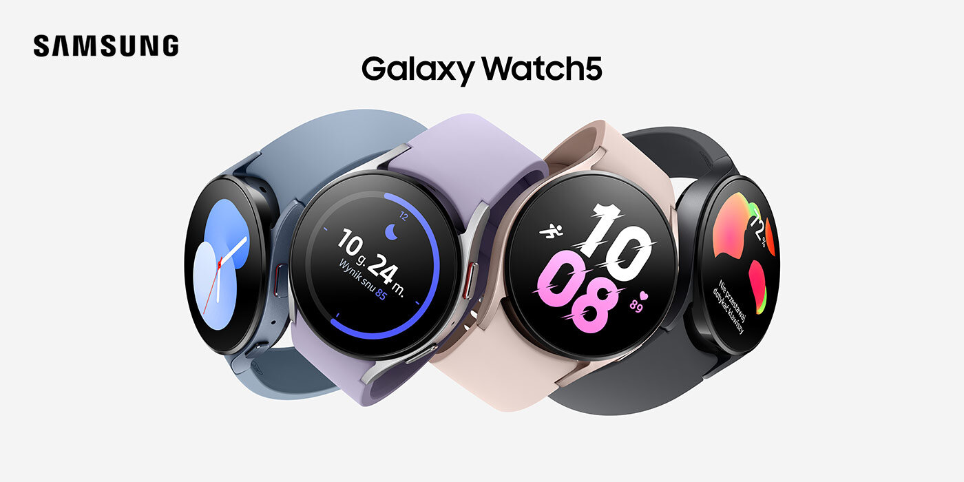 Nowy stylowy smartwatch Samsung Galaxy Watch5 z szeregiem praktycznych, zaawansowanych funkcji