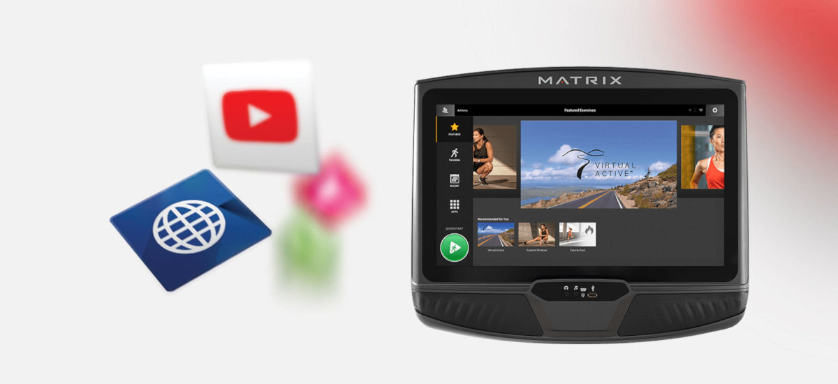 Bieżnia elektryczna MATRIX programy treningowe interwały sprint bieg