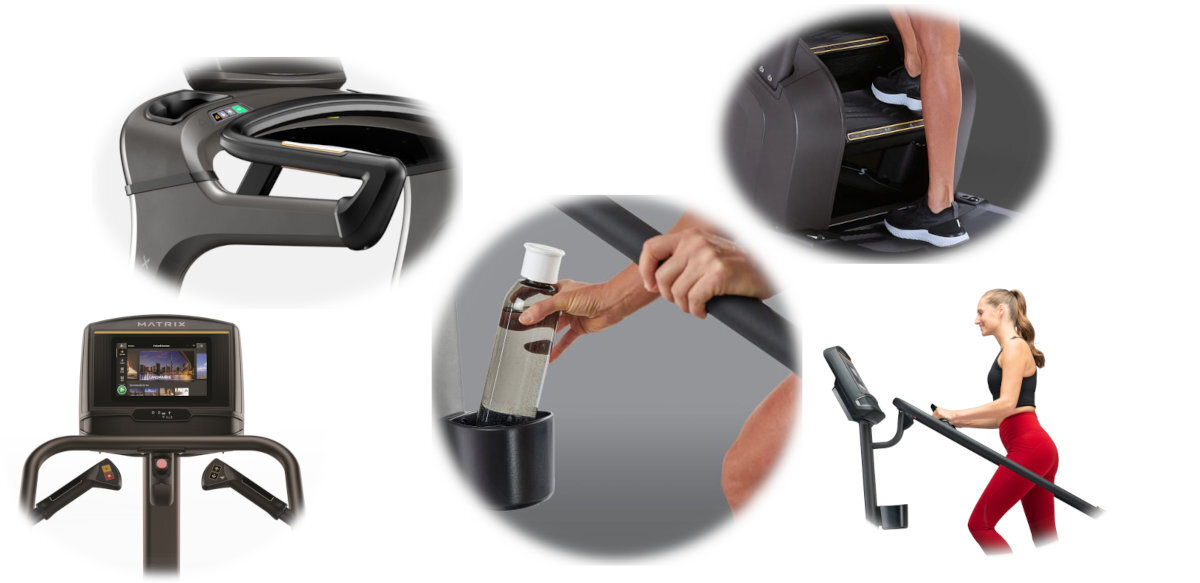 Schody treningowe MATRIX USB-A głośniki wbudowane