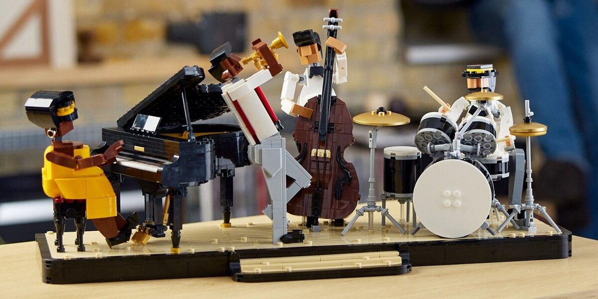 LEGO Ideas Kwartet jazzowy 21334 Dla wielbiciela jazzu albo miłośnika muzyki Ciekawy pomysł na prezent dla dorosłych