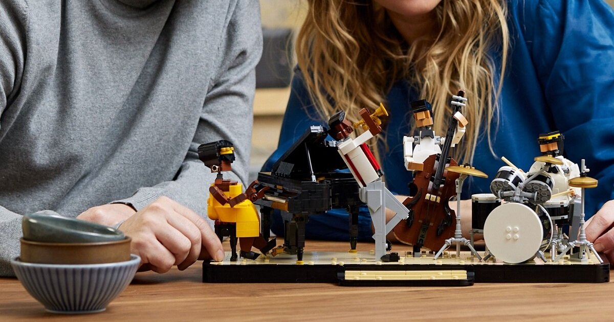 LEGO Ideas Kwartet jazzowy 21334 Wspólne kreatywne budowanie