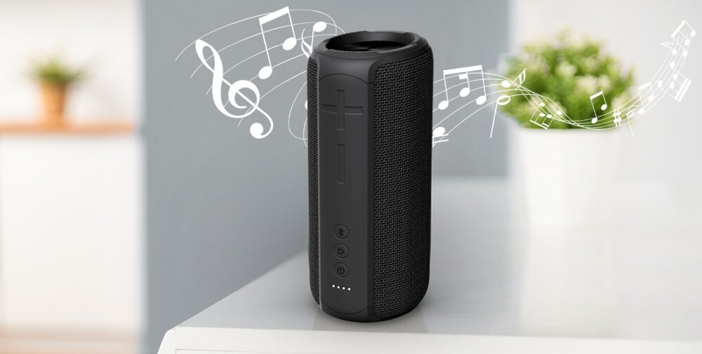 Głośnik mobilny FOREVER <span>Toob 30 Plus</span> BS-960 dźwięk domowy głośnik podświetlenie RGB kompaktowy efekt stereo bezprzewodowy wodoszczelność odporność łączność