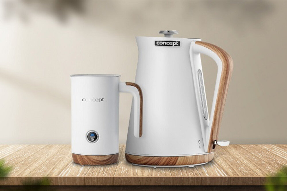 Spieniacz CONCEPT Nordic NM4100 bialy nowoczesny skandynawski design wyglad