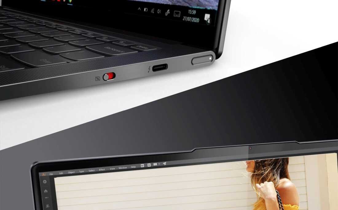 Laptop LENOVO Yoga Slim 9 - bezpieczeństwo