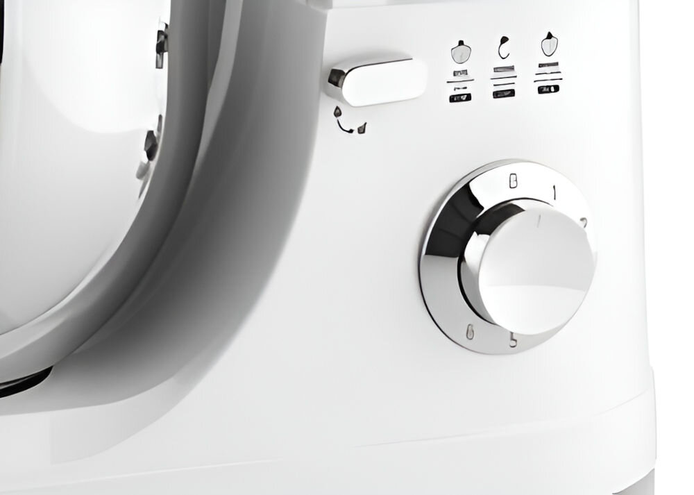 Robot kuchenny planetarny ETA Gustus Smart IV 4128 90000 1200W silnik moc 1200 W wydajna praca stabilizator prędkości obrotów dodatkowa funkcja PULSE planetarny system mieszania dokładne wymieszanie składników długość mieszadła do krawędzi misy regulowana wysokość końcówek wszechstronne urządzenie 