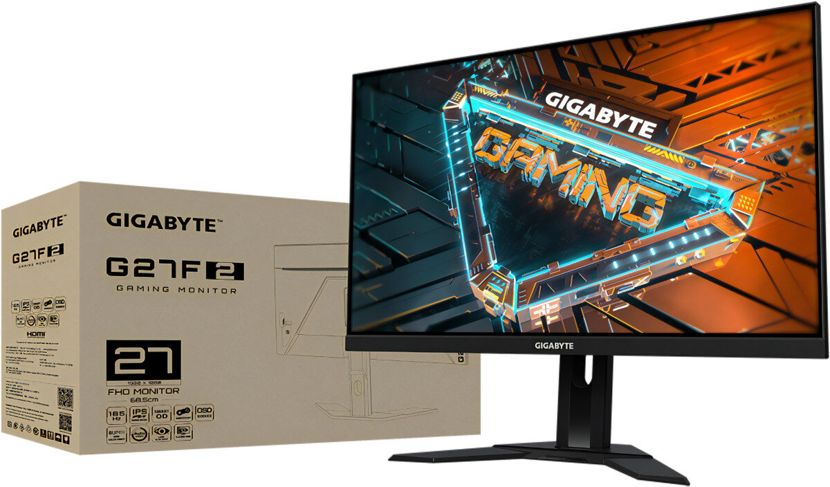 Monitor GIGABYTE Gaming G27F 2 zawartosc zestawu