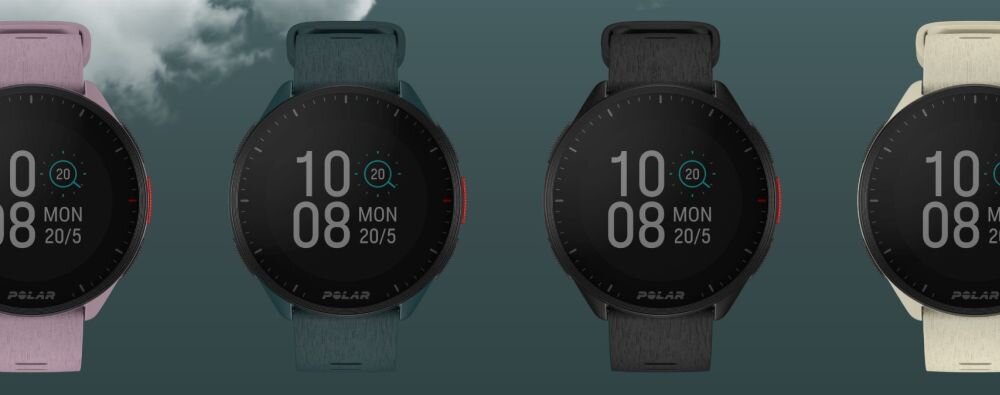 Zegarek sportowy POLAR Pacer ekran bateria czujniki zdrowie sport pasek ładowanie pojemność rozdzielczość łączność sterowanie krew puls rozmowy smartfon aplikacja