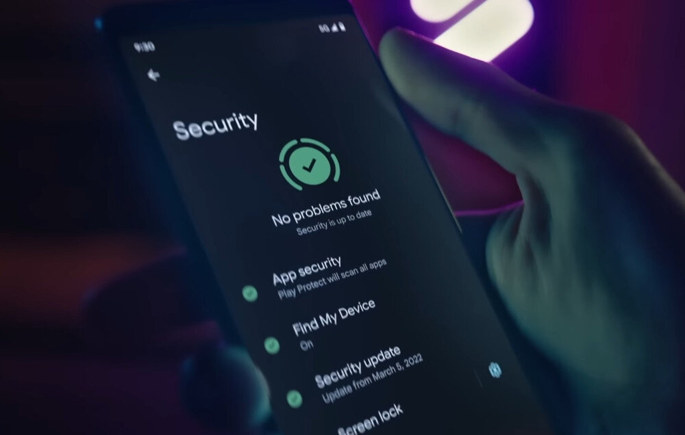 Smartfon GOOGLE Pixel 6a 6/128GB 5G system nakładka bezpieczeństwo czytnik