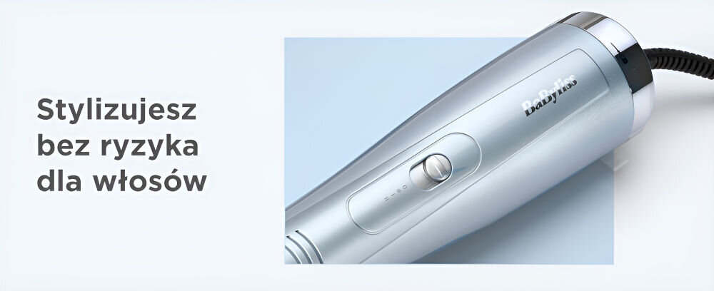 Suszarko-lokówka BABYLISS Hydro Fusion AS774E silnik moc 1000 W przyspieszony proces suszenia oszczędność czasu dwa równe ustawienia temperatury dostosowanie ciepła ciepło dla szybszego wysuszenia włosów delikatna stylizacja mniejsze ciepło funkcja chłodnego nawiewu utrwalenie efektu końcowego trwała stylizacja