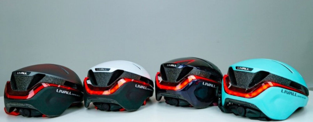 Kask rowerowy LIVALL EV021 Czarny Miejski z lampką (rozmiar L) wygląd prezentacja wizualizacja design Bezpieczeństwo i komfort jazdy