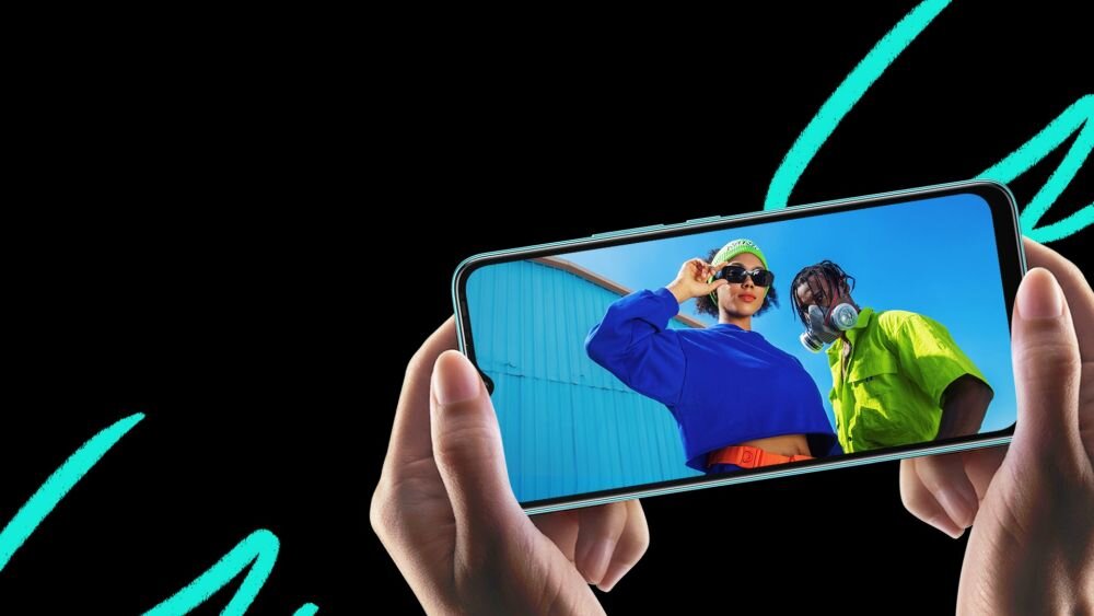 Smartfon INFINIX Hot 20i ekran bateria aparat procesor ram pamięć pojemność rozdzielczość zdjęcia filmy opis dane cechy blokady system łączność wifi bluetooth obudowa szkło odporność porty muzyka transfer sieć przekątna matryca waga czujniki oled amoled ips