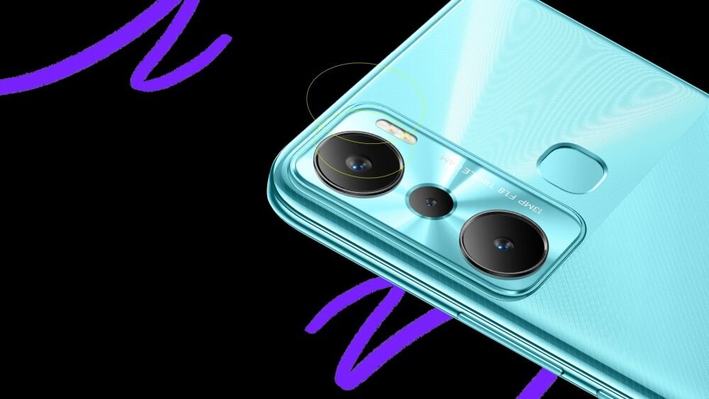 Smartfon INFINIX Hot 20i ekran bateria aparat procesor ram pamięć pojemność rozdzielczość zdjęcia filmy opis dane cechy blokady system łączność wifi bluetooth obudowa szkło odporność porty muzyka transfer sieć przekątna matryca waga czujniki oled amoled ips