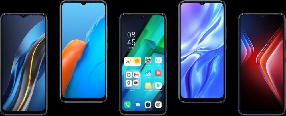 Smartfon INFINIX Hot 20i ekran bateria aparat procesor ram pamięć pojemność rozdzielczość zdjęcia filmy opis dane cechy blokady system łączność wifi bluetooth obudowa szkło odporność porty muzyka transfer sieć przekątna matryca waga czujniki oled amoled ips